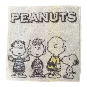 【SNOOPY】スヌーピー　ミニタオル　ピーナッツフレンズ