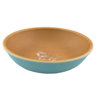 【SNOOPY】スヌーピー　ラウンドプレートＳ　ビーグル・スカウト　ＢＬ