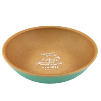 【SNOOPY】スヌーピー　ラウンドプレートＳ　ビーグル・スカウト　ＧＲ