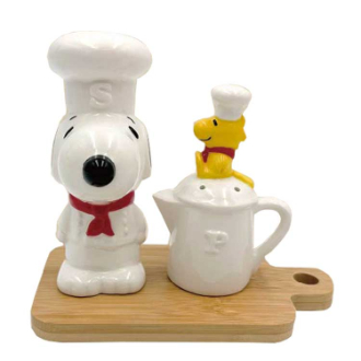 【SNOOPY】スヌーピー　ソルト＆ペッパーセット　シェフスヌーピー
