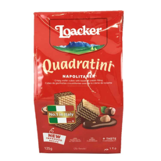【Loacker】 ローカー ナポリターナ(ヘーゼルナッツ)125g