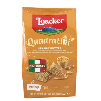 【Loacker】 ローカー  ピーナッツバター 125g