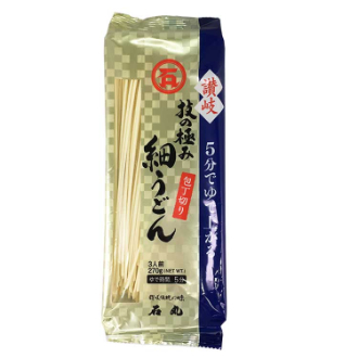 石丸製麺　技の極み 讃岐細うどん包丁切り 270g