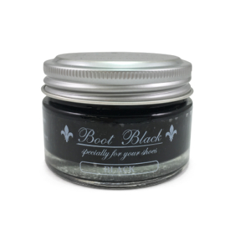 【コロンブス】ブートブラックシルバーライン　シュークリーム　ツヤ革専用クリーム　黒色 No:1