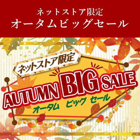 ネット限定オータムビッグセール
